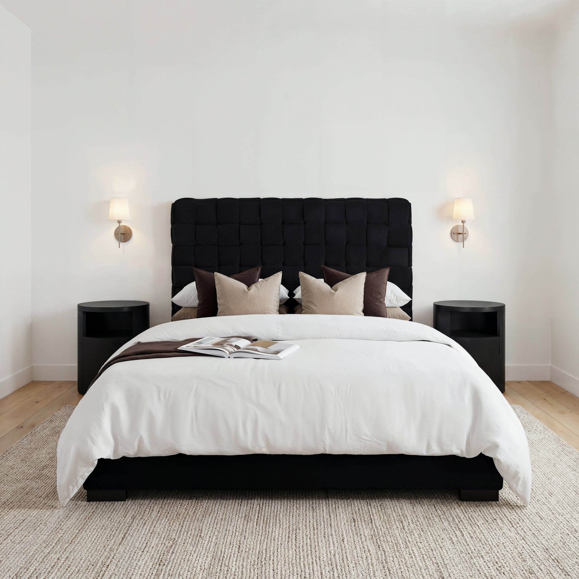 Altadena Black Double Bed