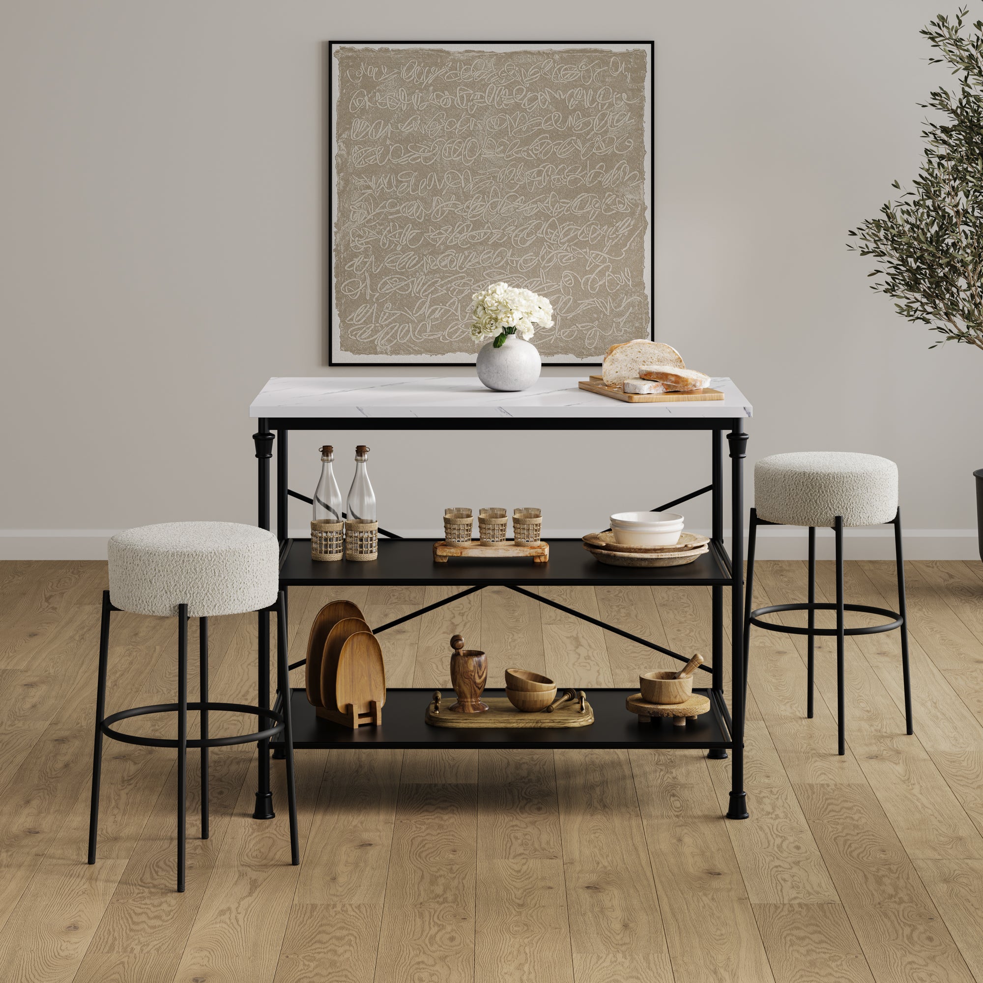 Anders Ivory Counter Stool