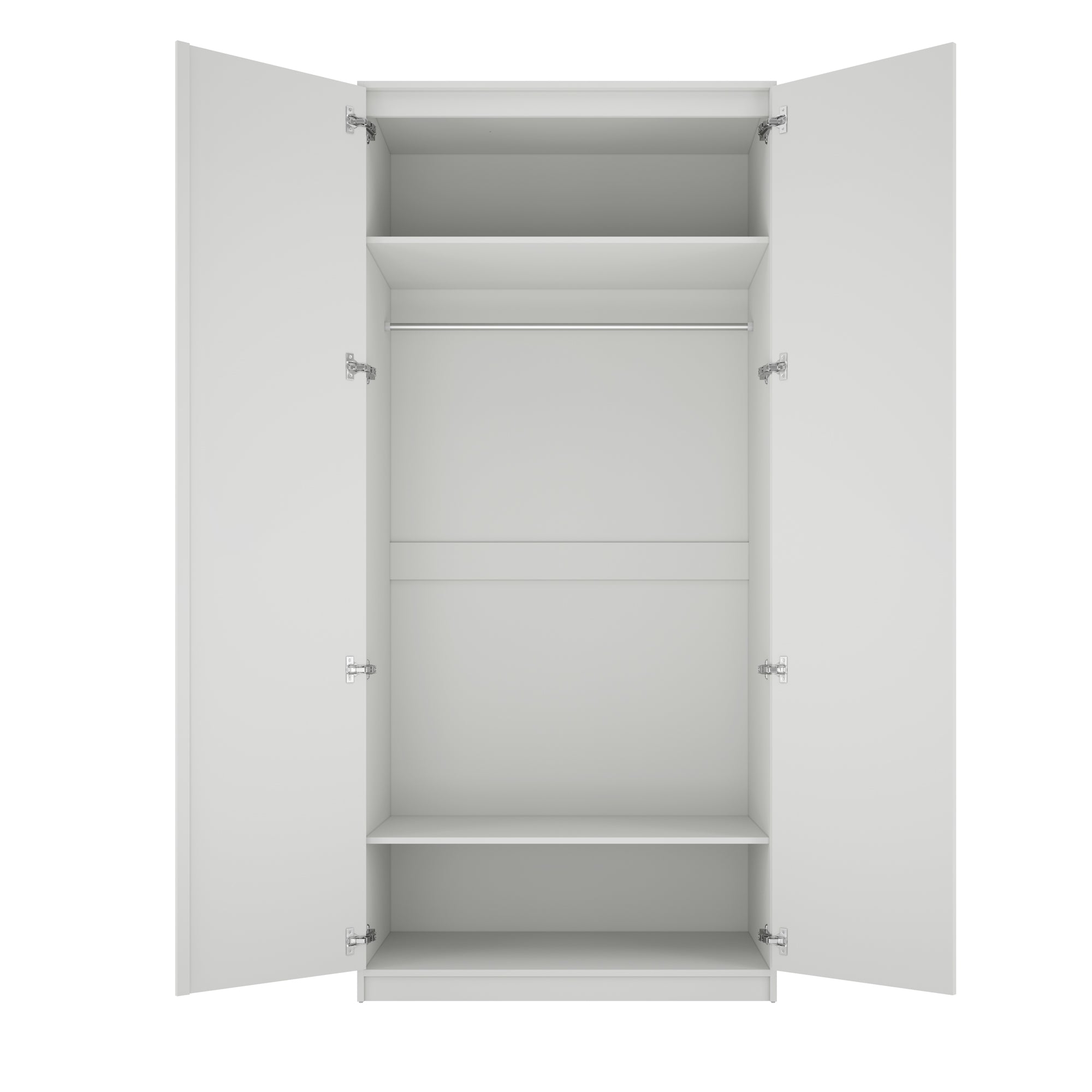 Aspen White 2 Door Wardrobe