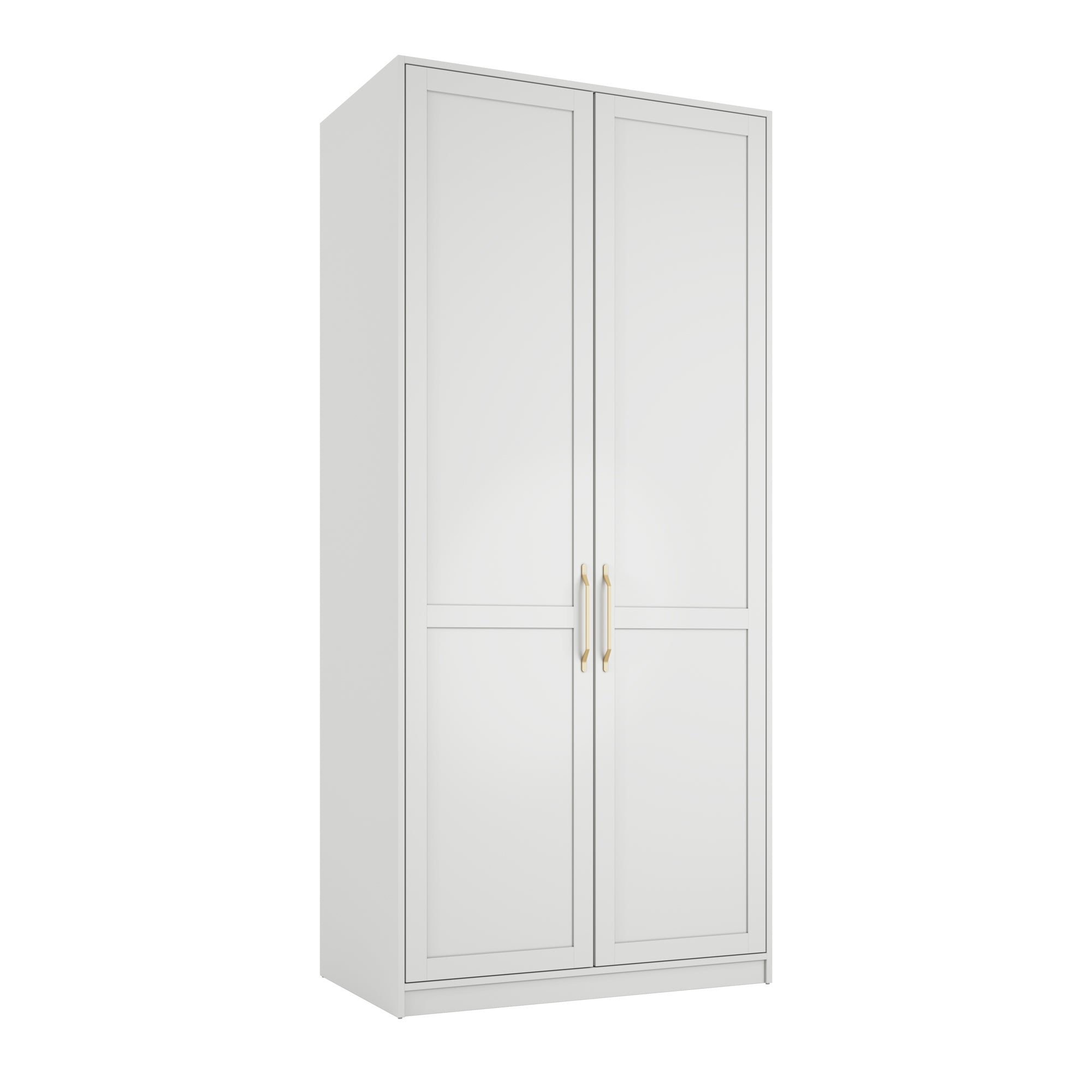 Aspen White 2 Door Wardrobe