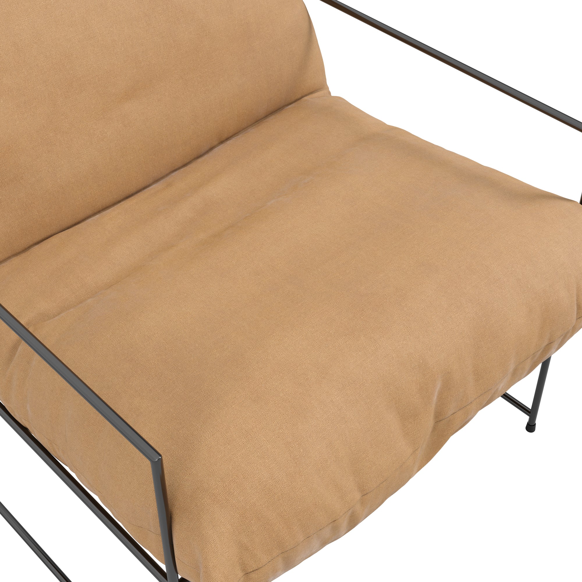 Modern brown accent chair