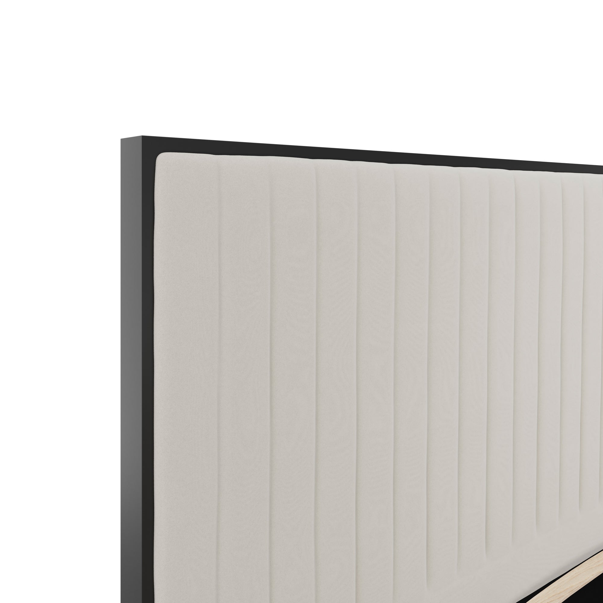 Savoy Cream / Black King Size Bed