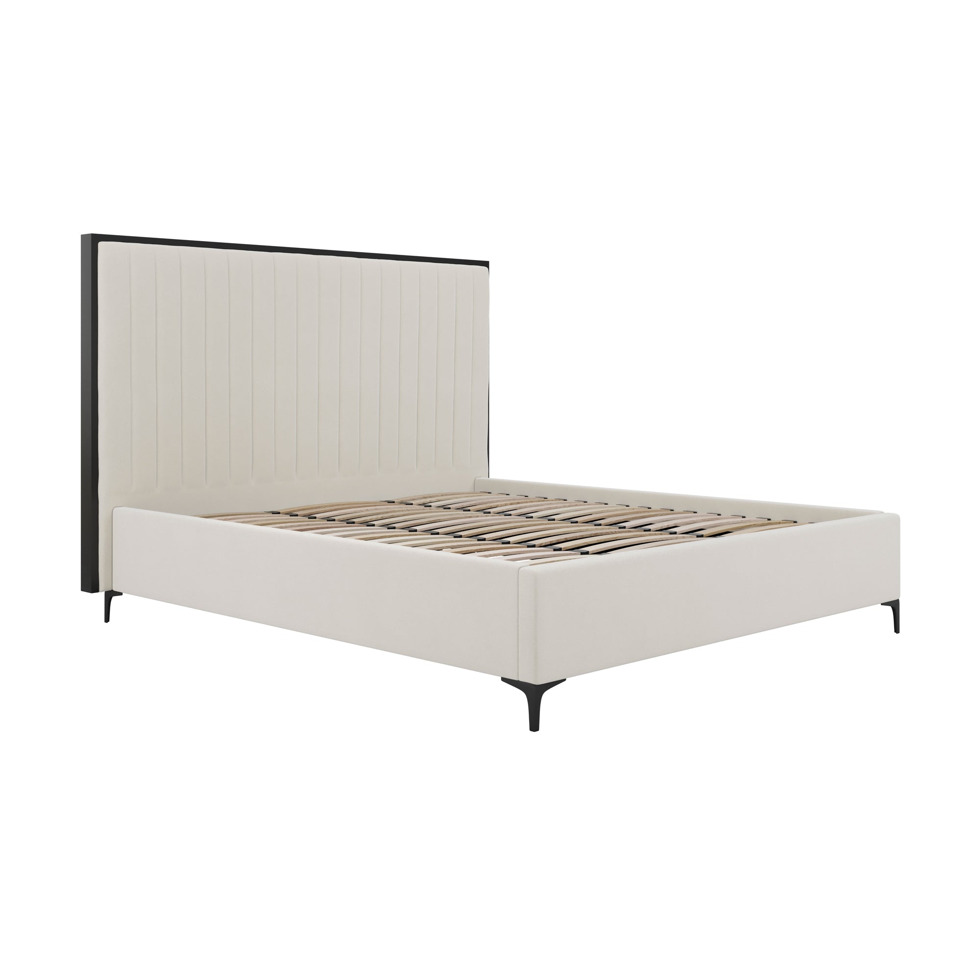 Savoy Cream / Black Super King Size Bed
