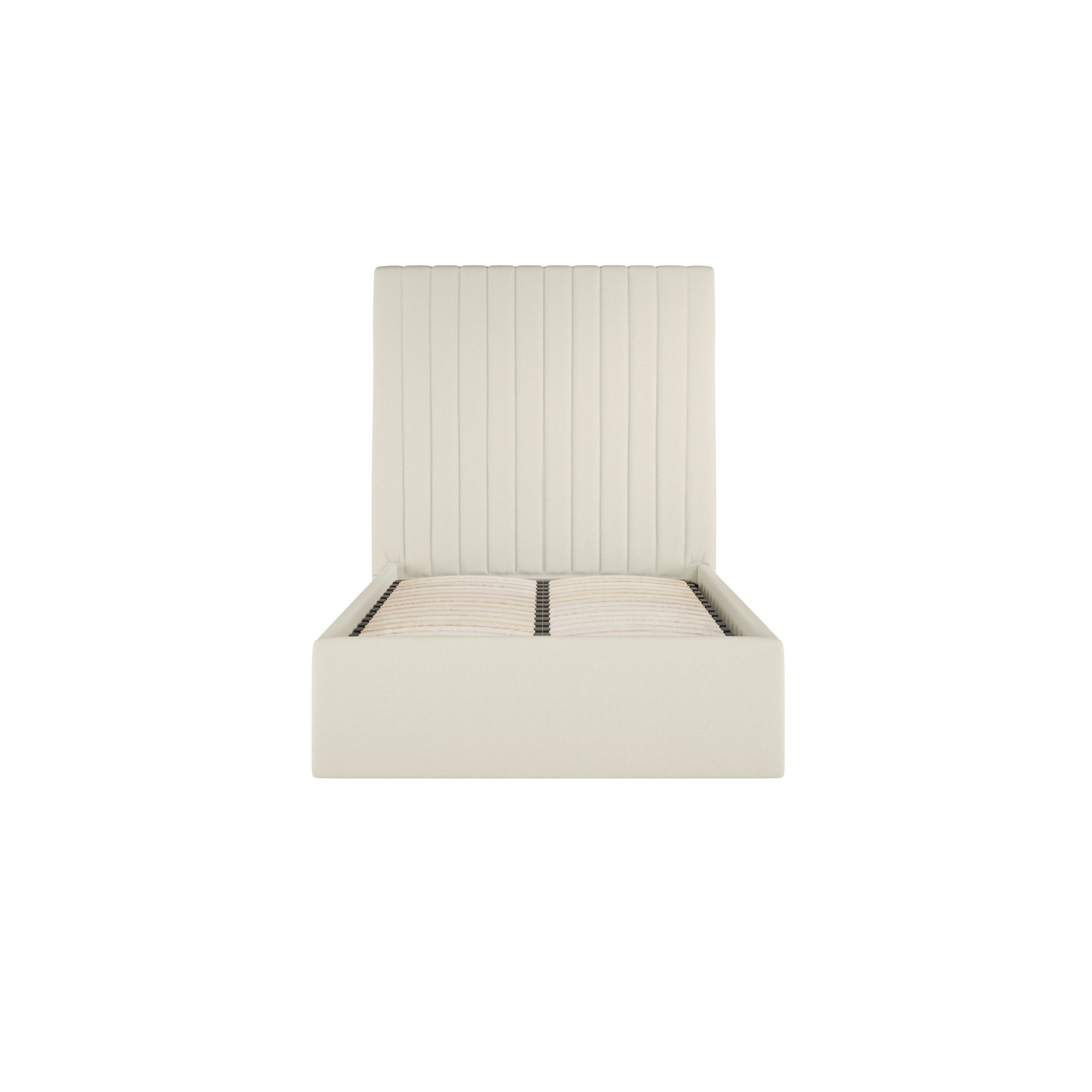 Vienna Milk Tall Ottoman Single Bed
