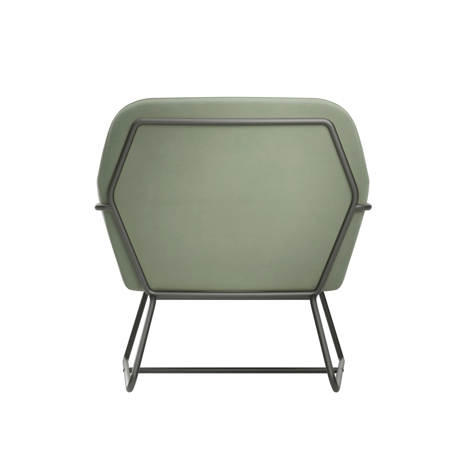 Chelsea Armchair Sage Velvet / Matte Black