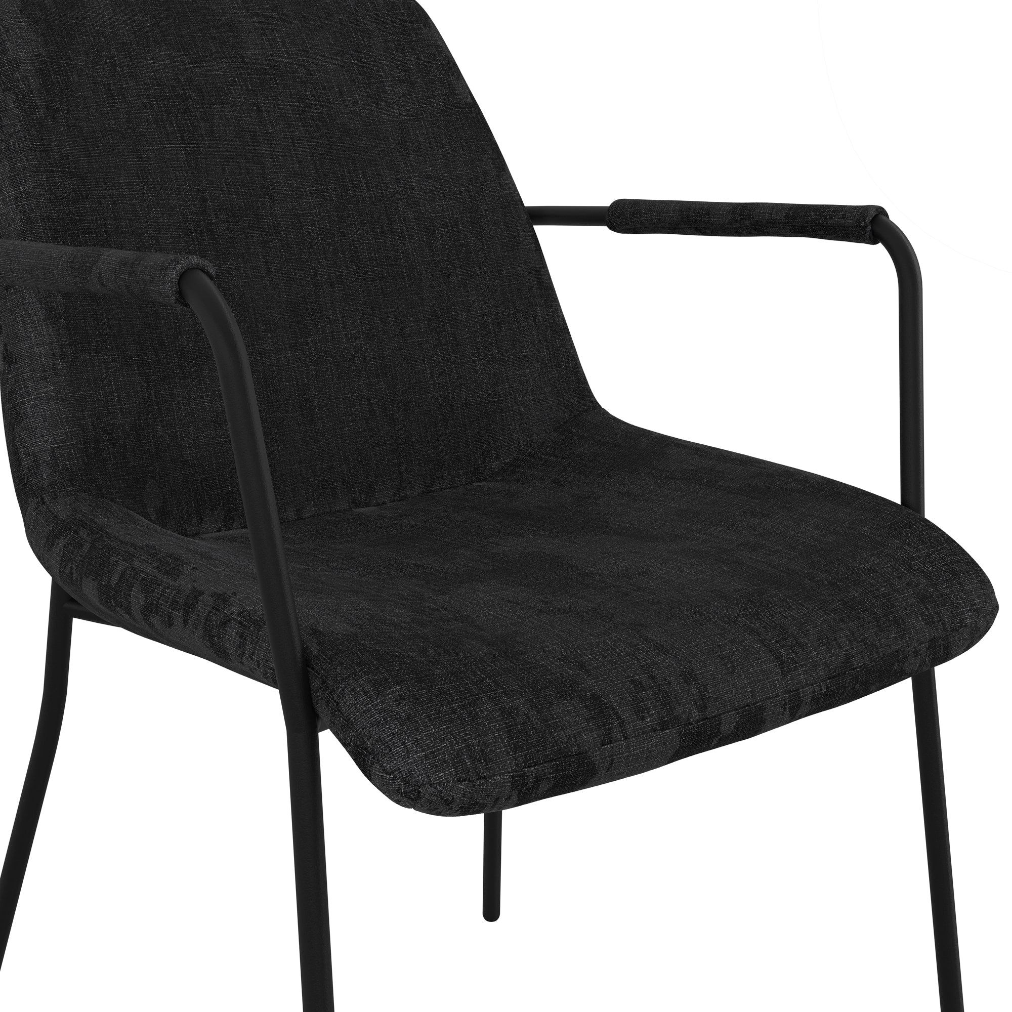 Monte Black / Black / Arms Dining Chair