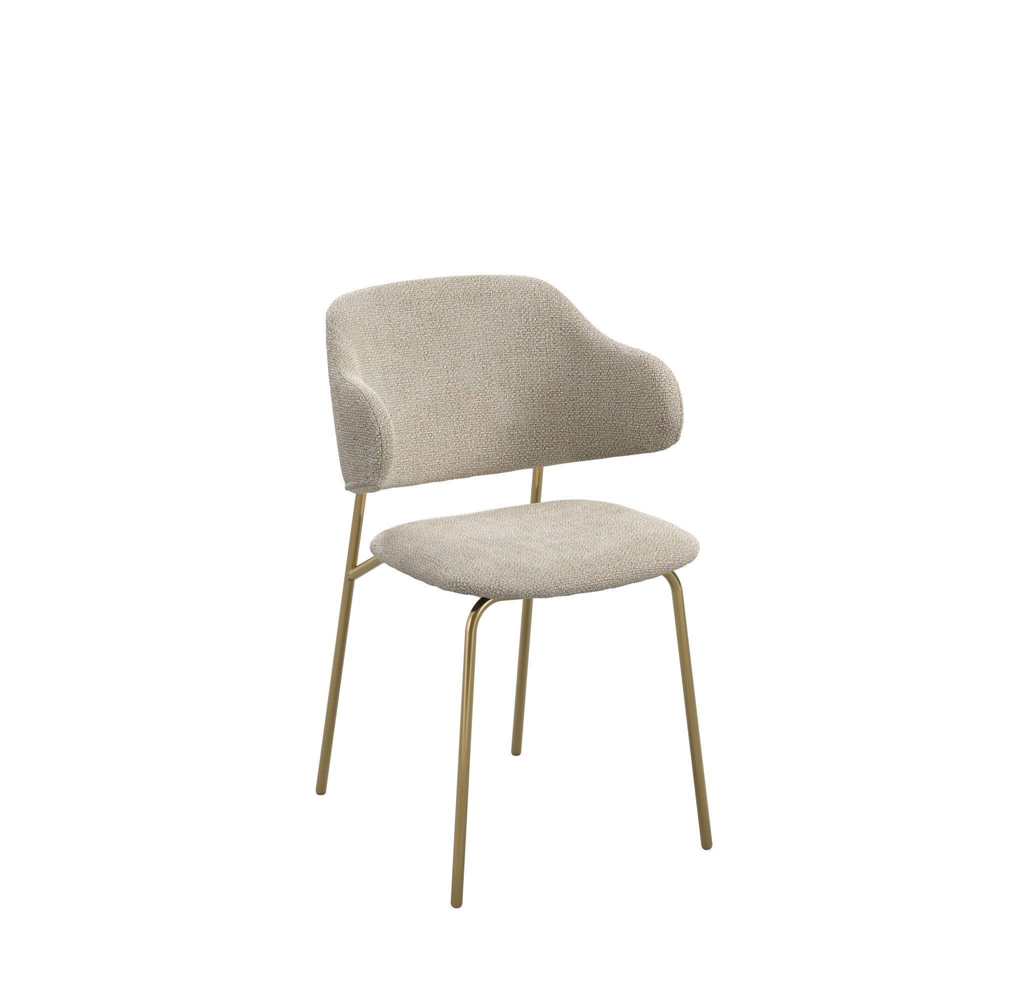 Rosewood Wheat / Gold Dining Chair