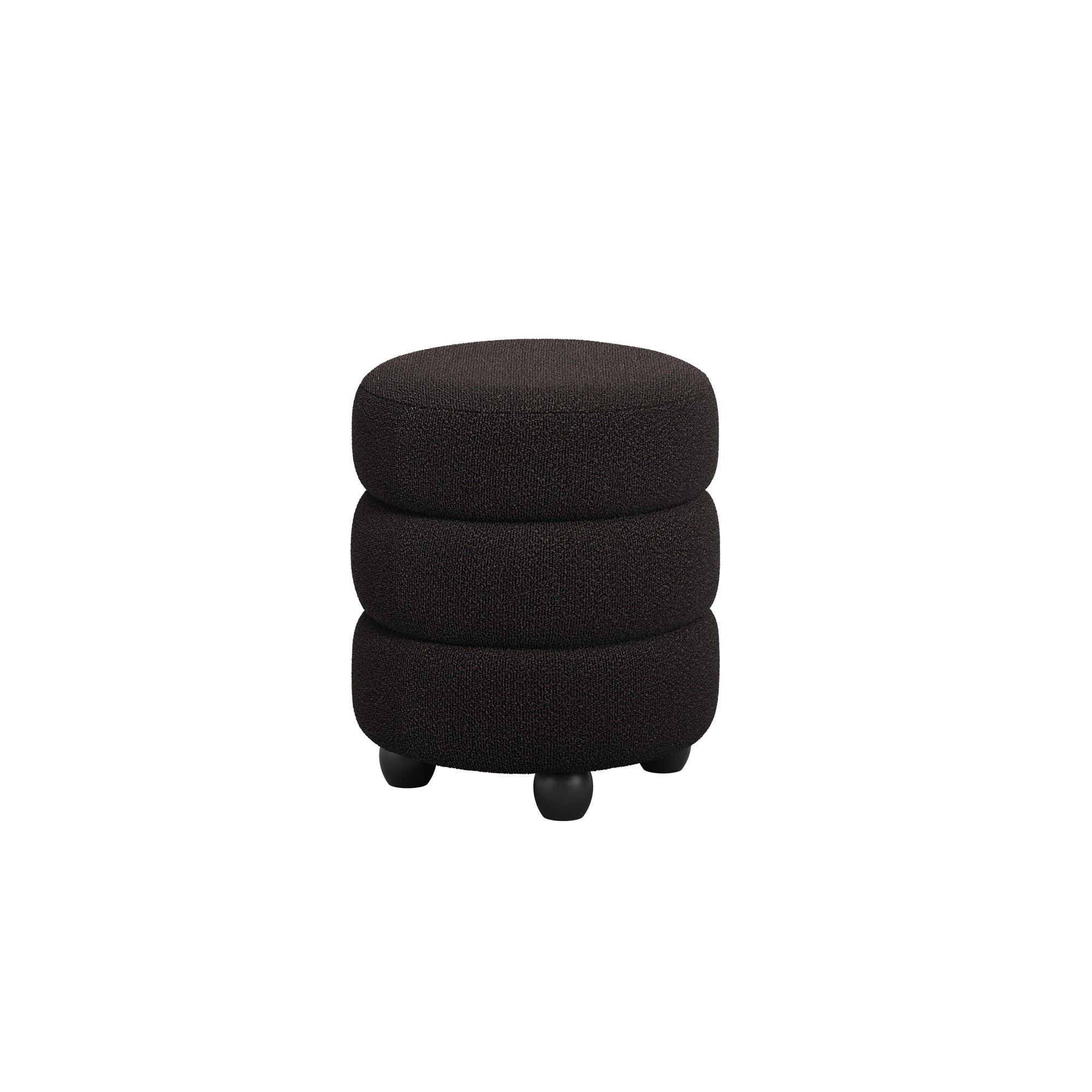 Emil Black / Black Pouffe