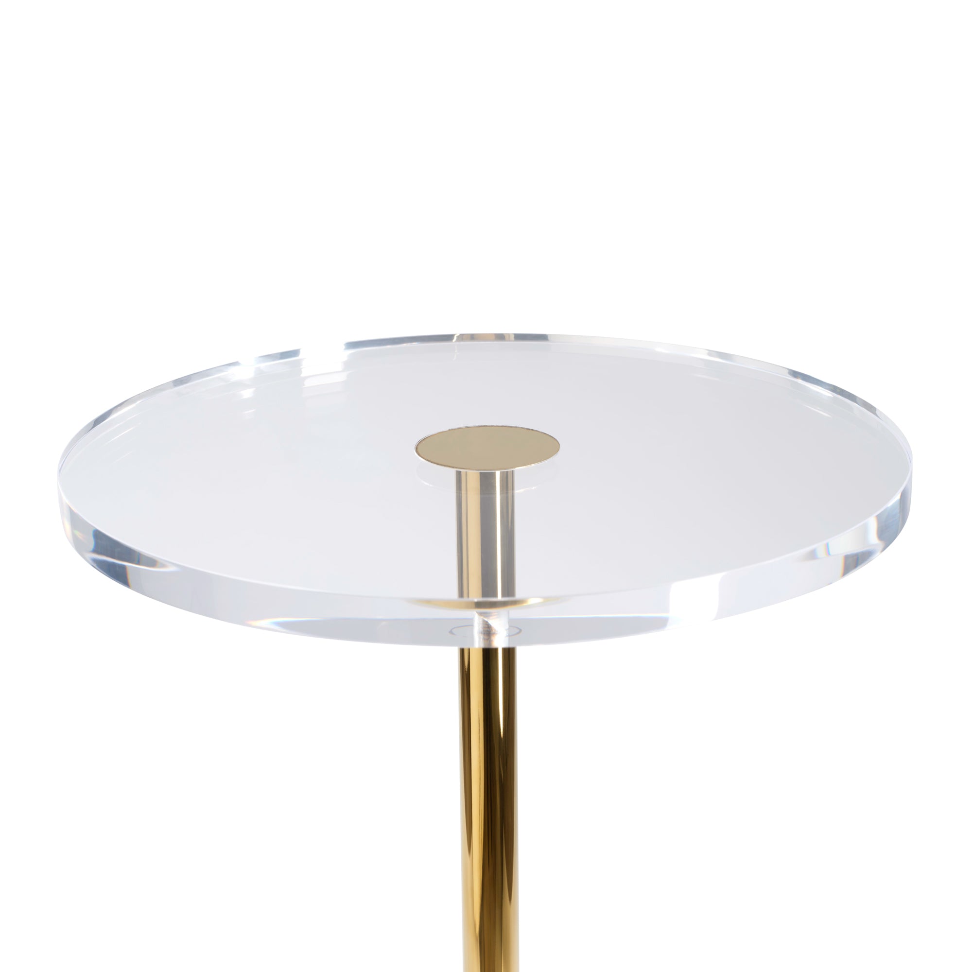 Hollywood Clear Side Table