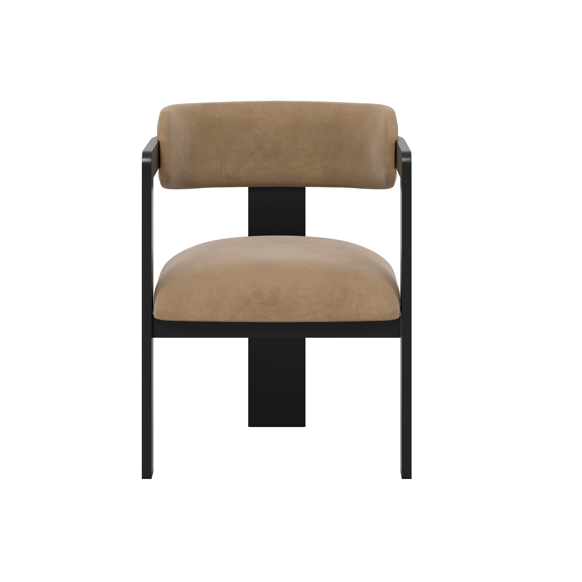 Modern beige armchair