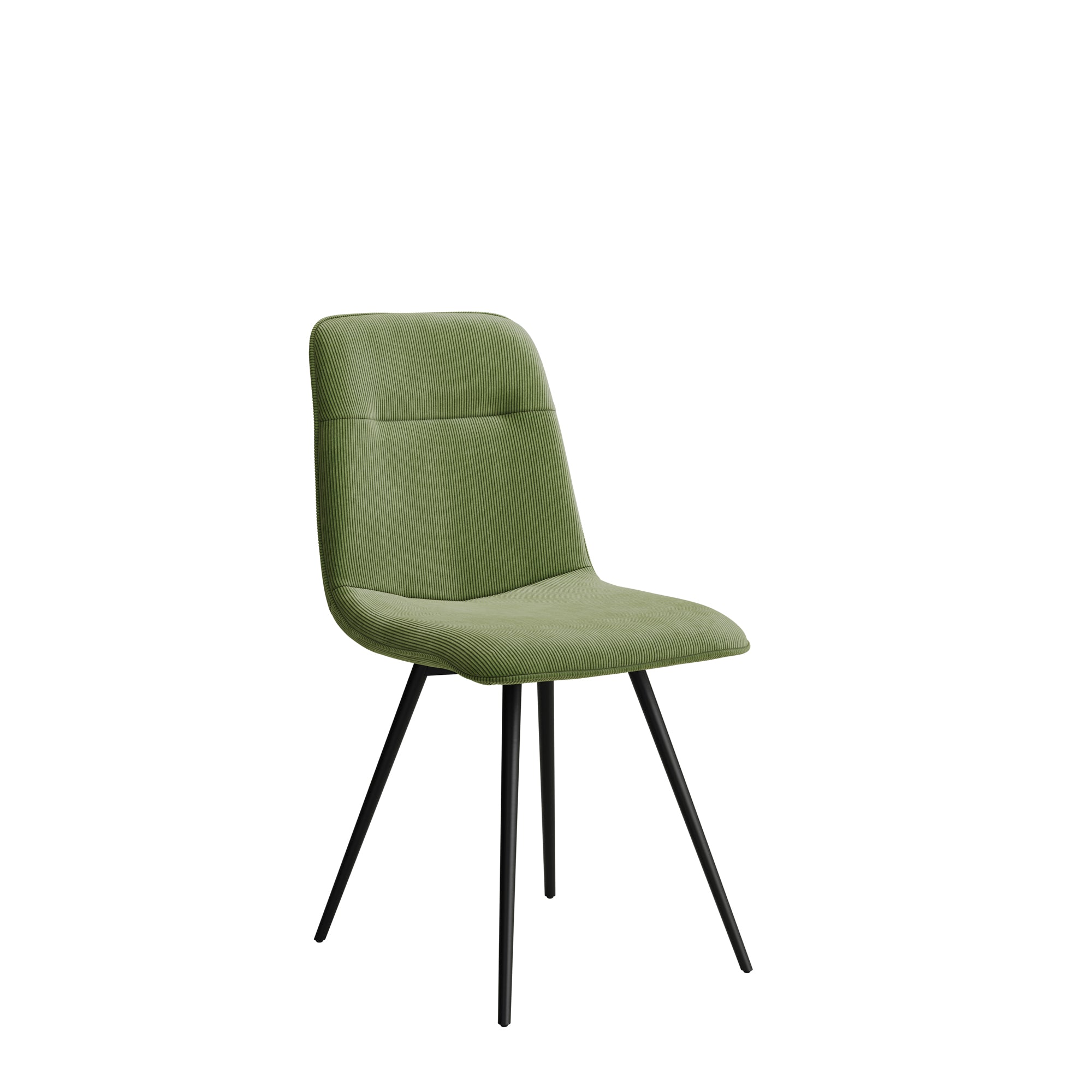 Camden Moss / Black Dining Chair