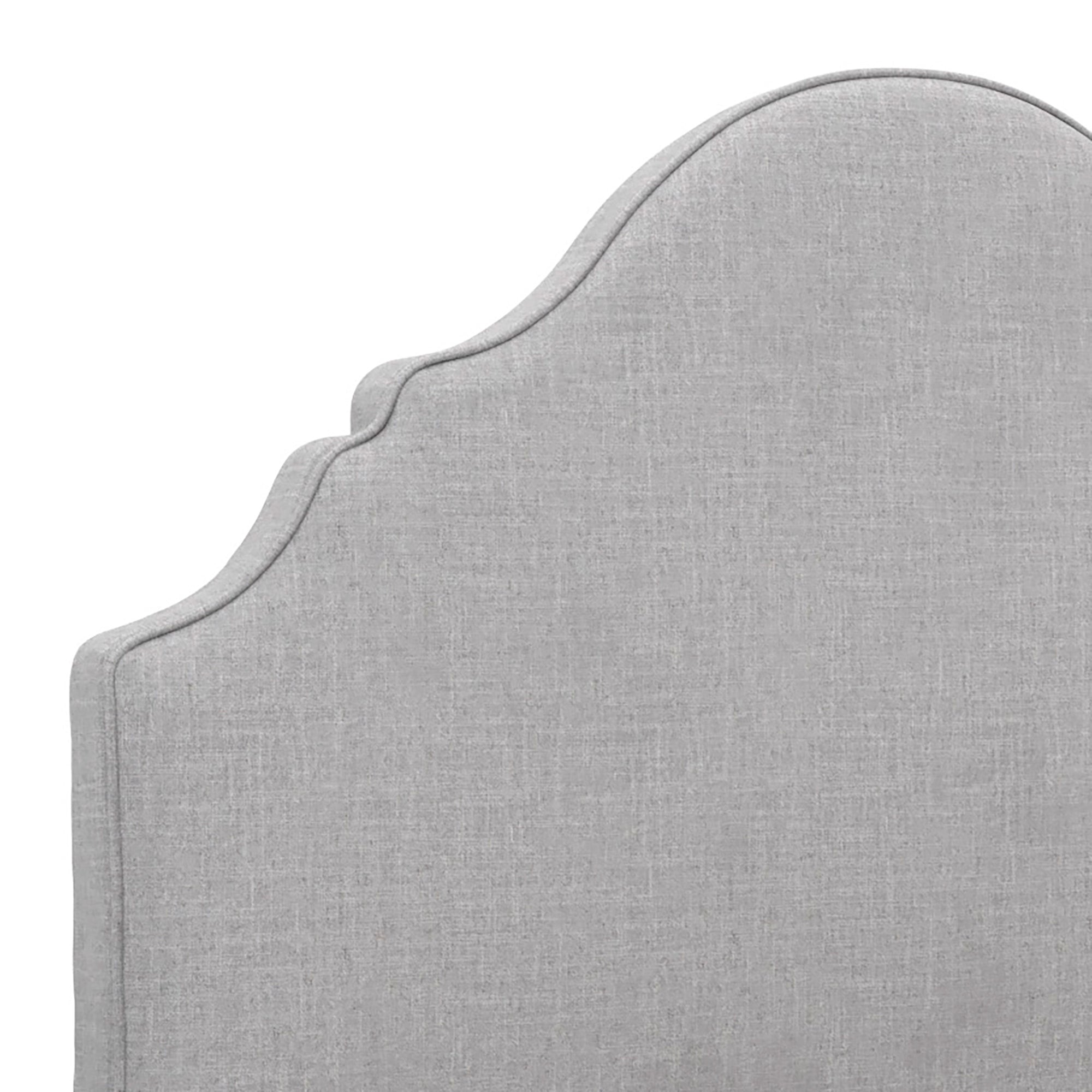 Quinn Light Grey King Size Bed