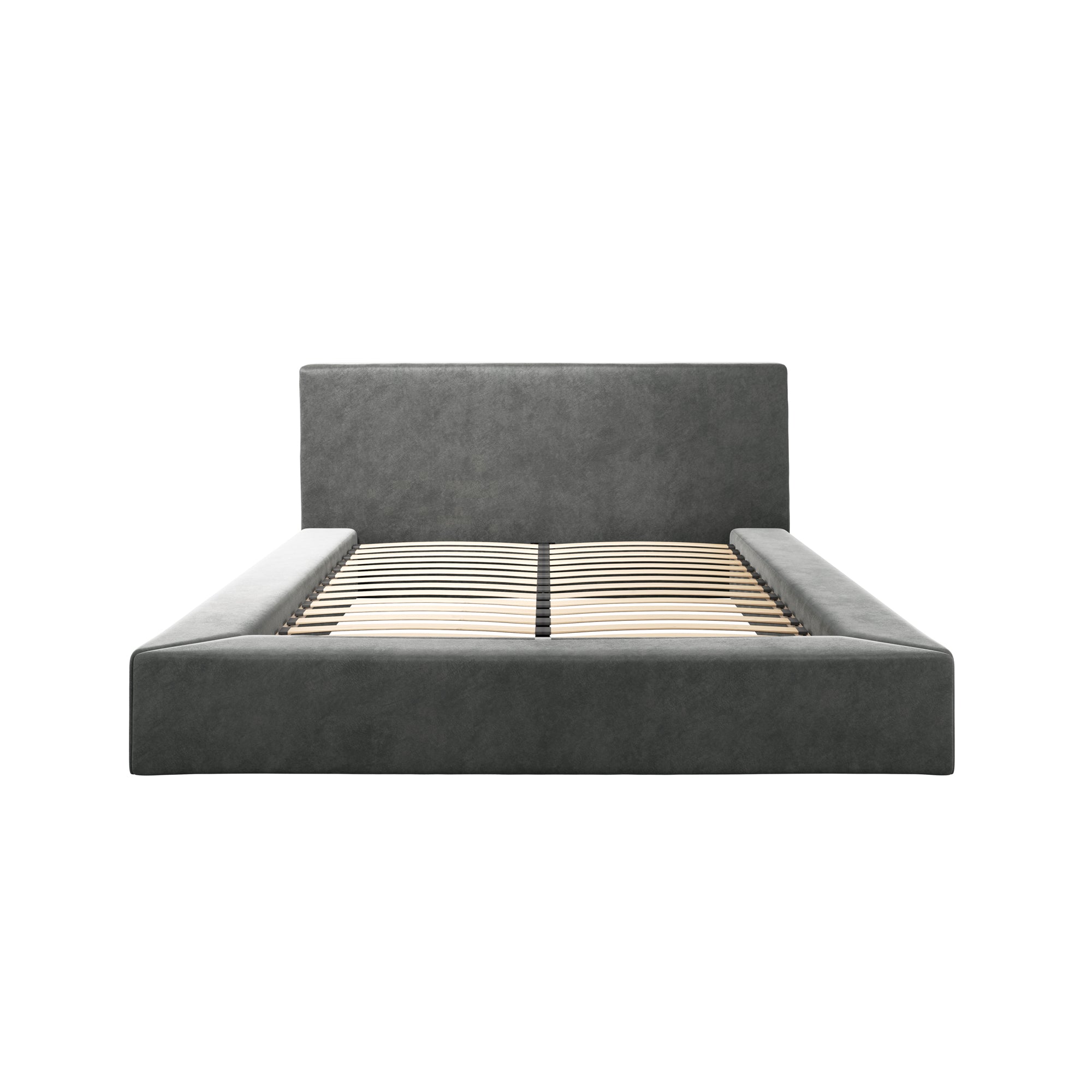 Grey Velvet Double bed