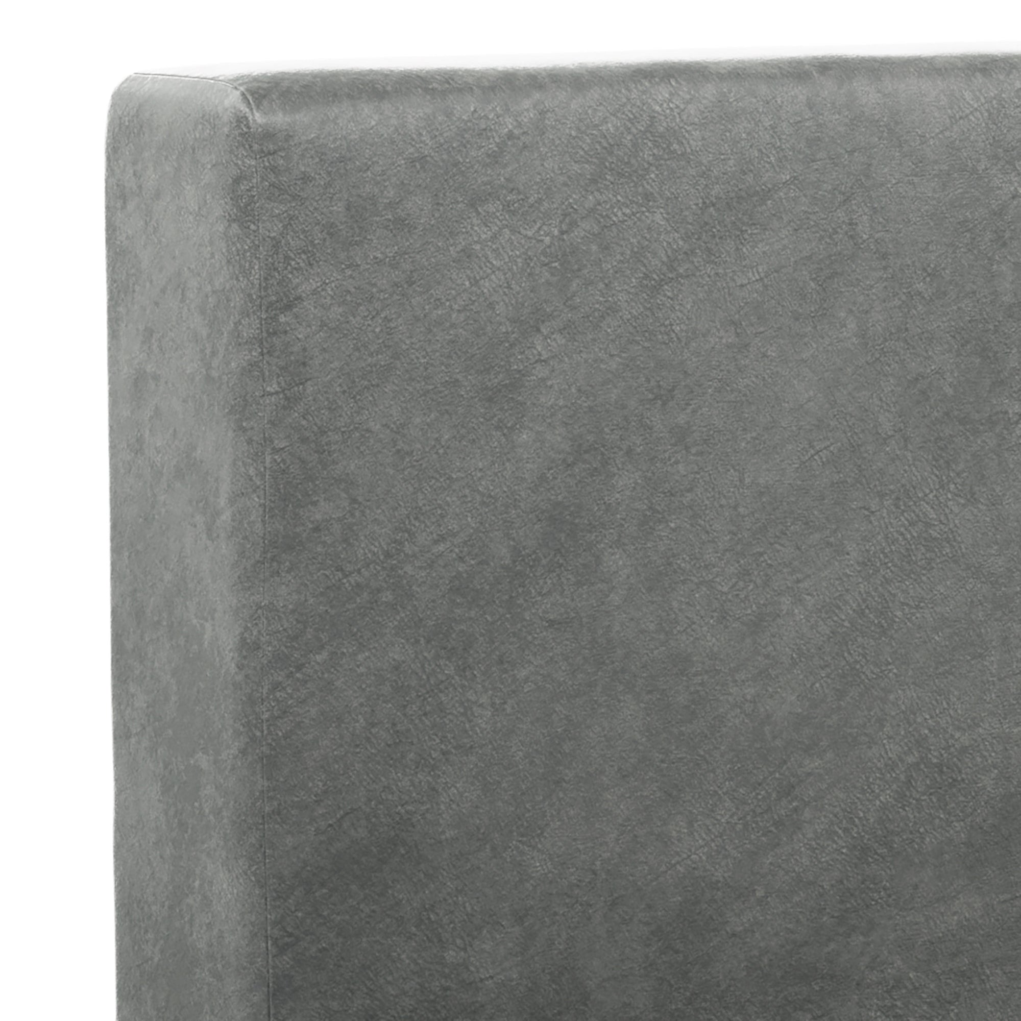 Grey Velvet Double bed