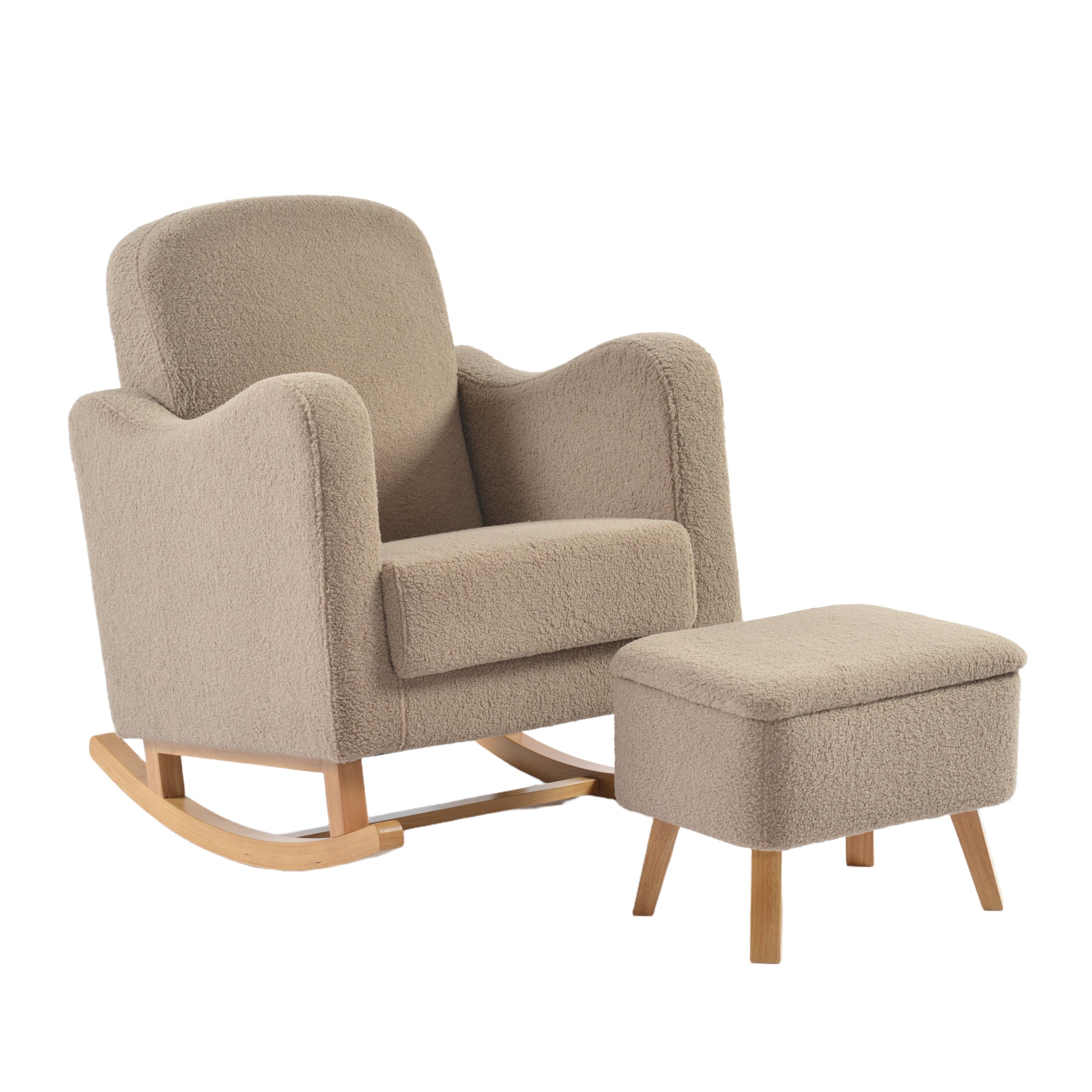 Soother Nursing Chair & Stool Biscuit Ted