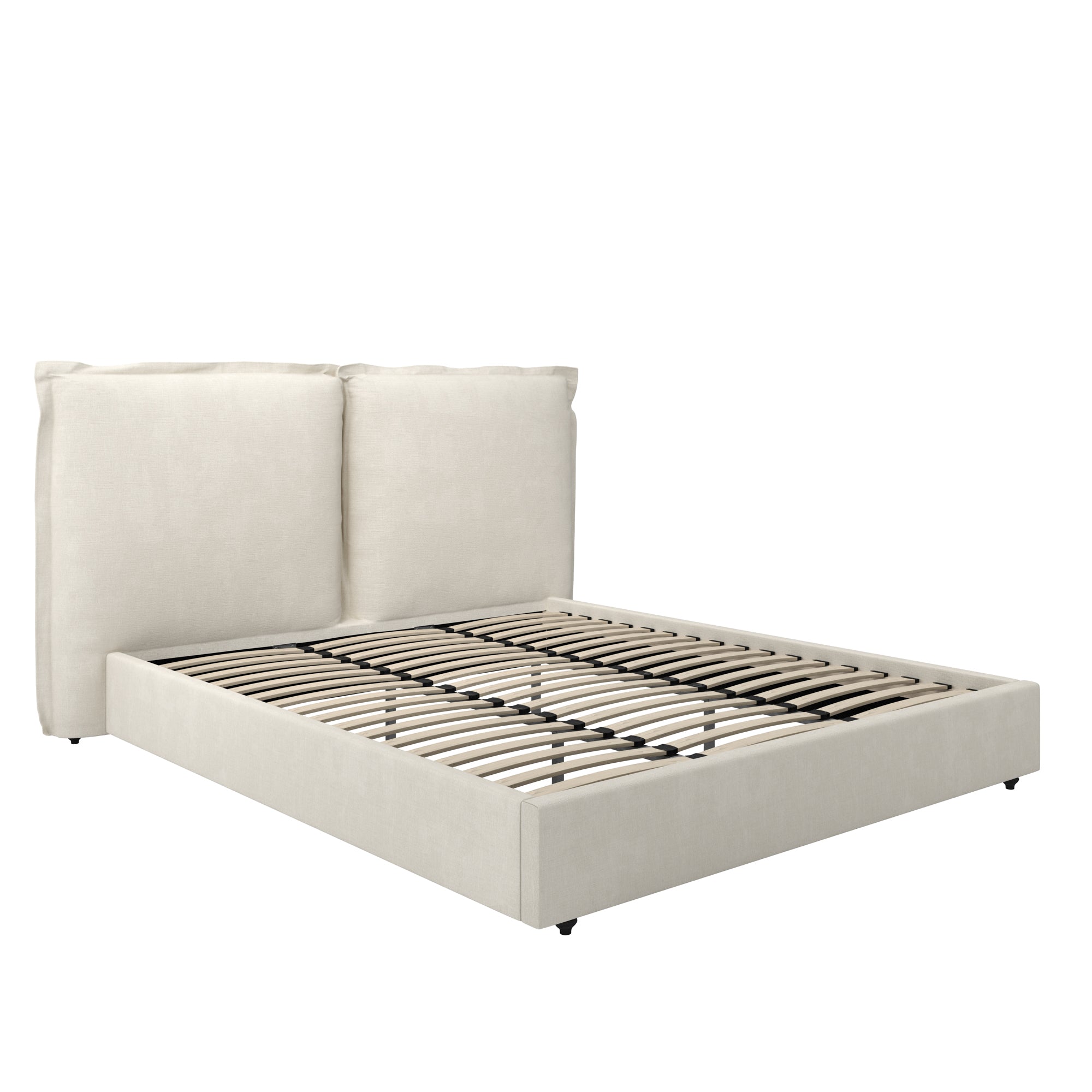 Milos Ivory Super King Size Bed