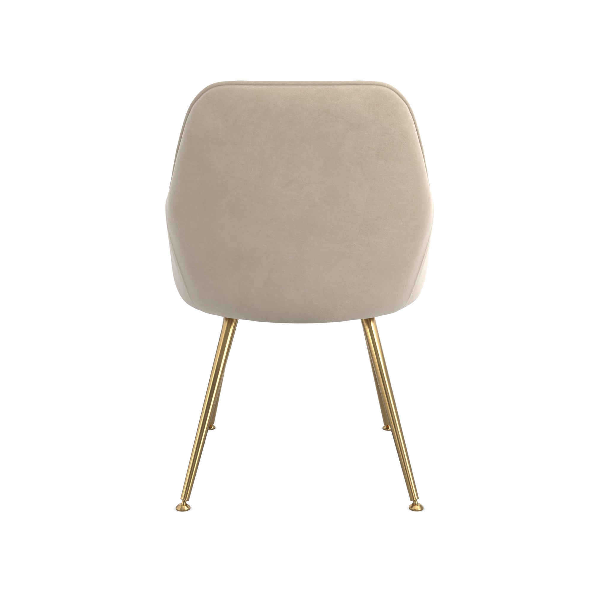 Beige chair with gold legs