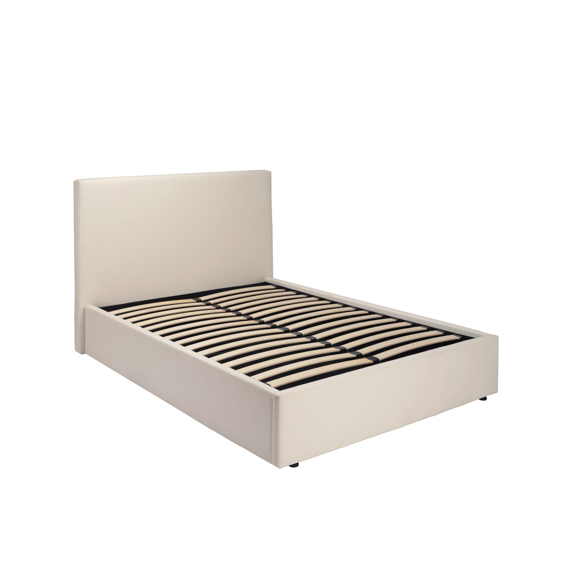 White ottoman Double Bed
