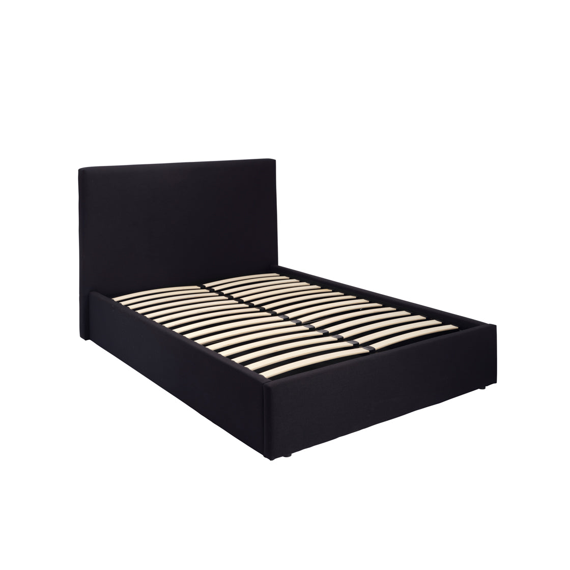 Black ottoman Double Bed