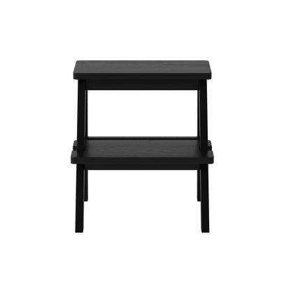Black wooden stool 