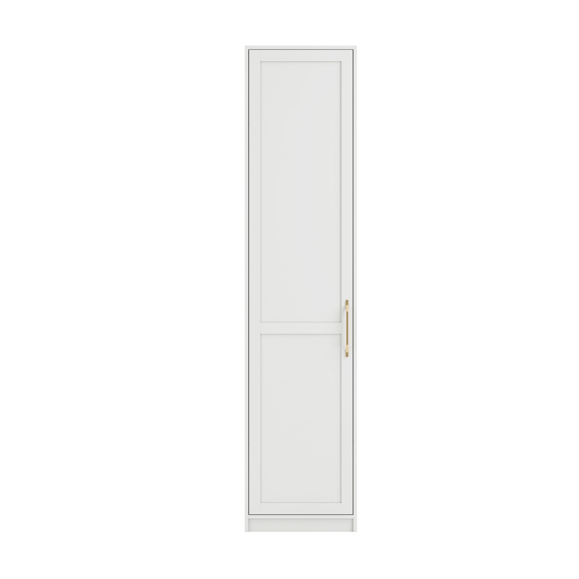 Aspen White 1 Door Wardrobe