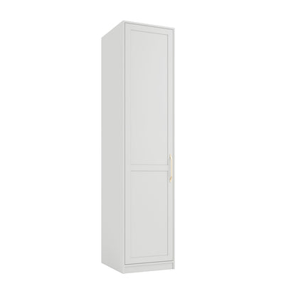 Aspen White 1 Door Wardrobe
