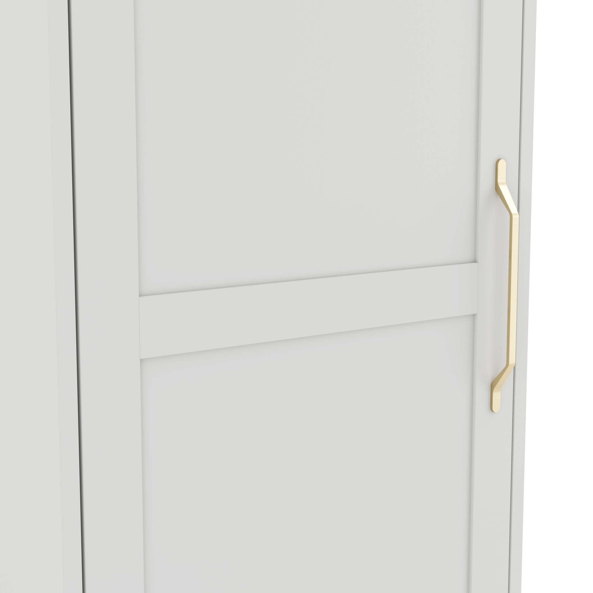 Aspen White 1 Door Wardrobe