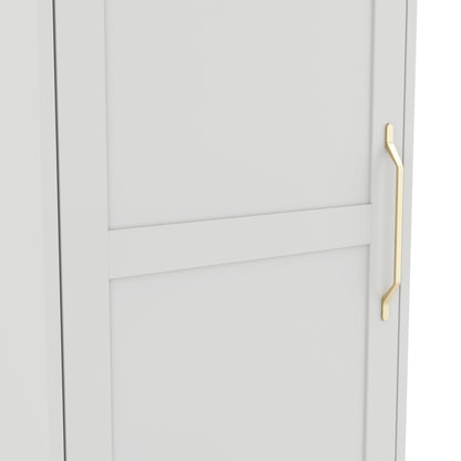 Aspen White 1 Door Wardrobe