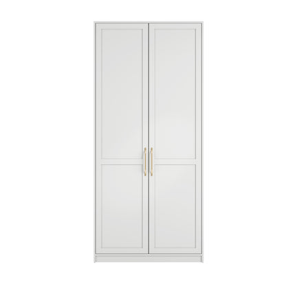 Aspen White 2 Door Wardrobe
