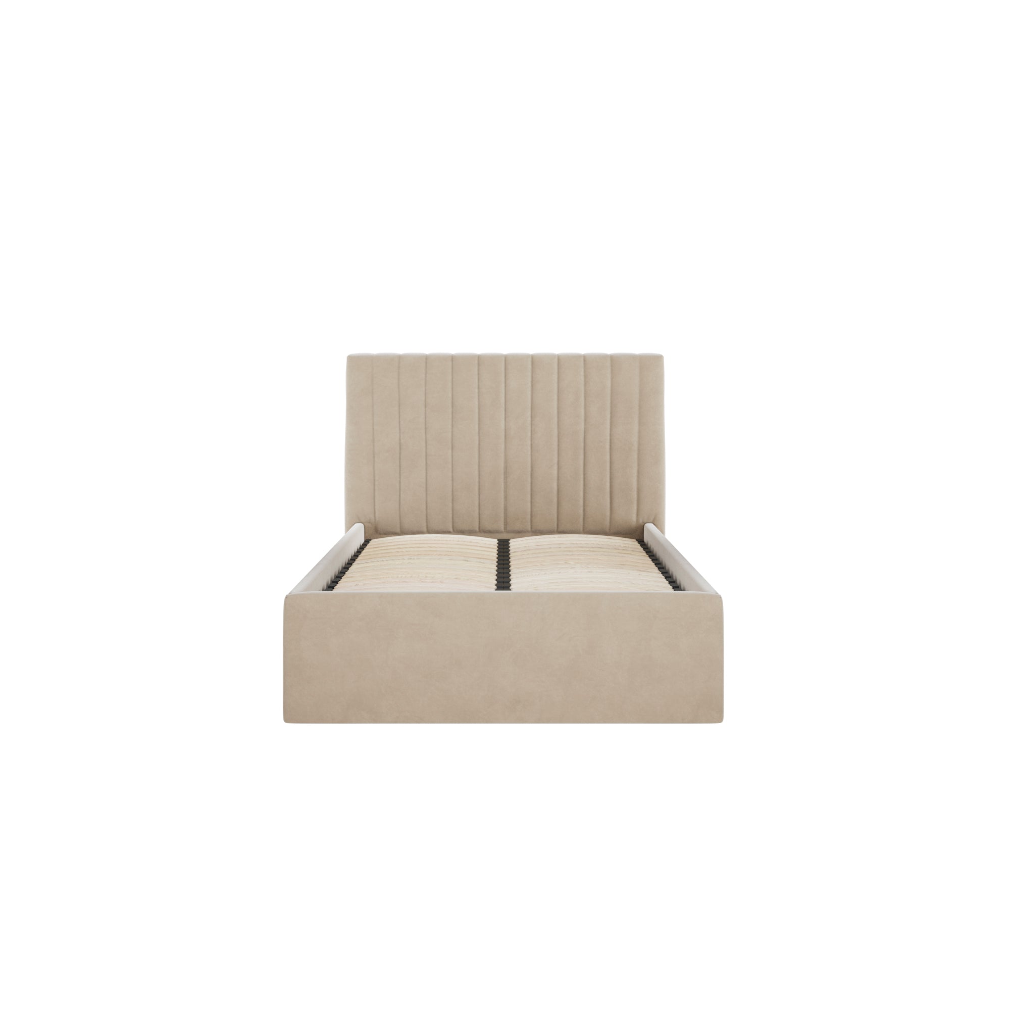 Vienna Beige Ottoman Single Bed