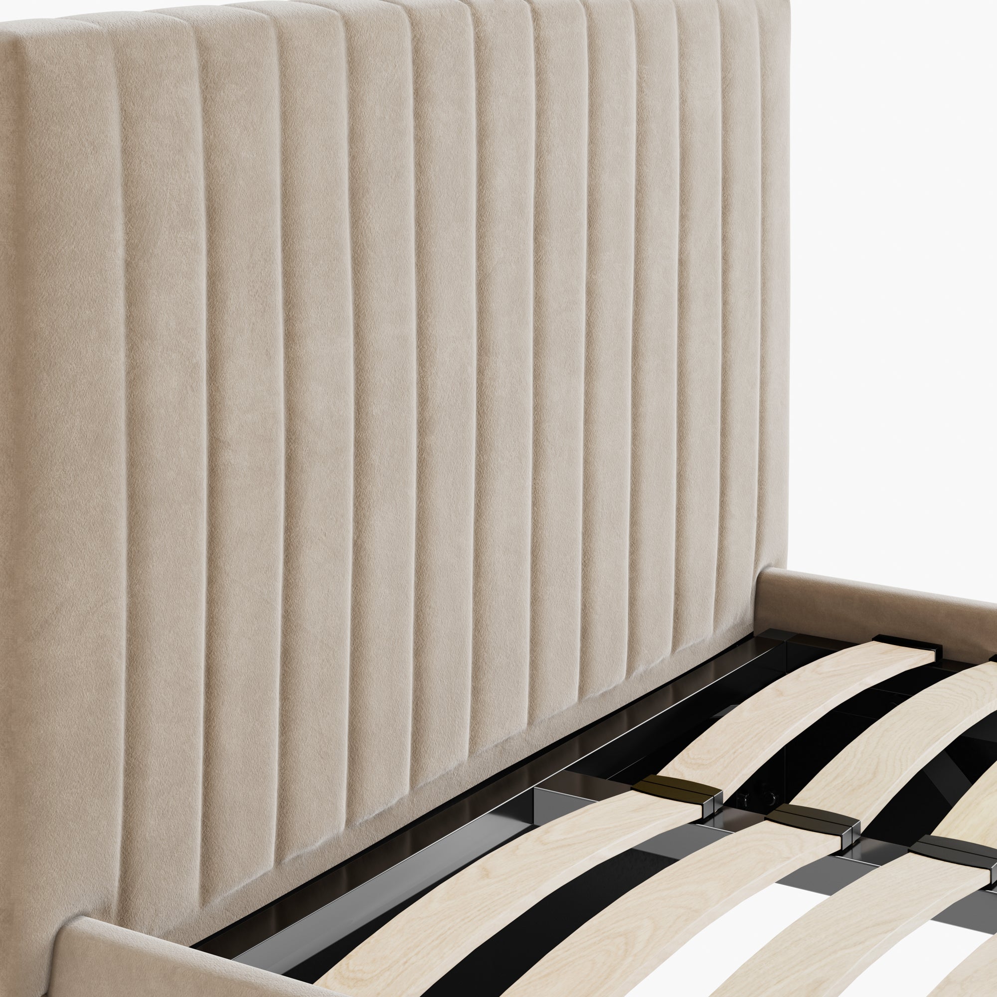Vienna Beige Ottoman Single Bed