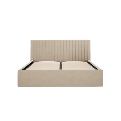 Vienna Beige Ottoman King Size Bed