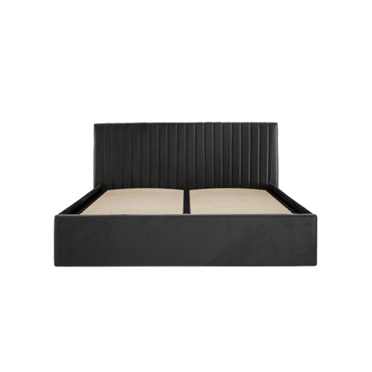 Vienna Black Ottoman Double Bed