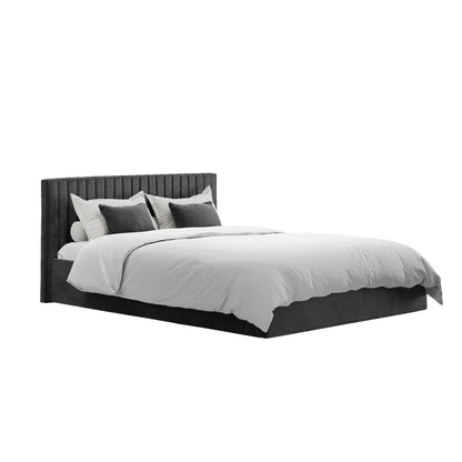 Vienna Black Ottoman Double Bed