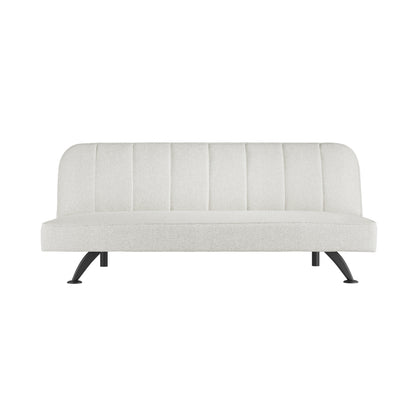 Arden Sofa Bed Ivory Boucle / Matte Black