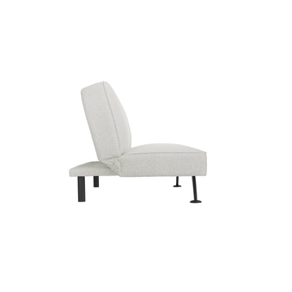 Arden Sofa Bed Ivory Boucle / Matte Black