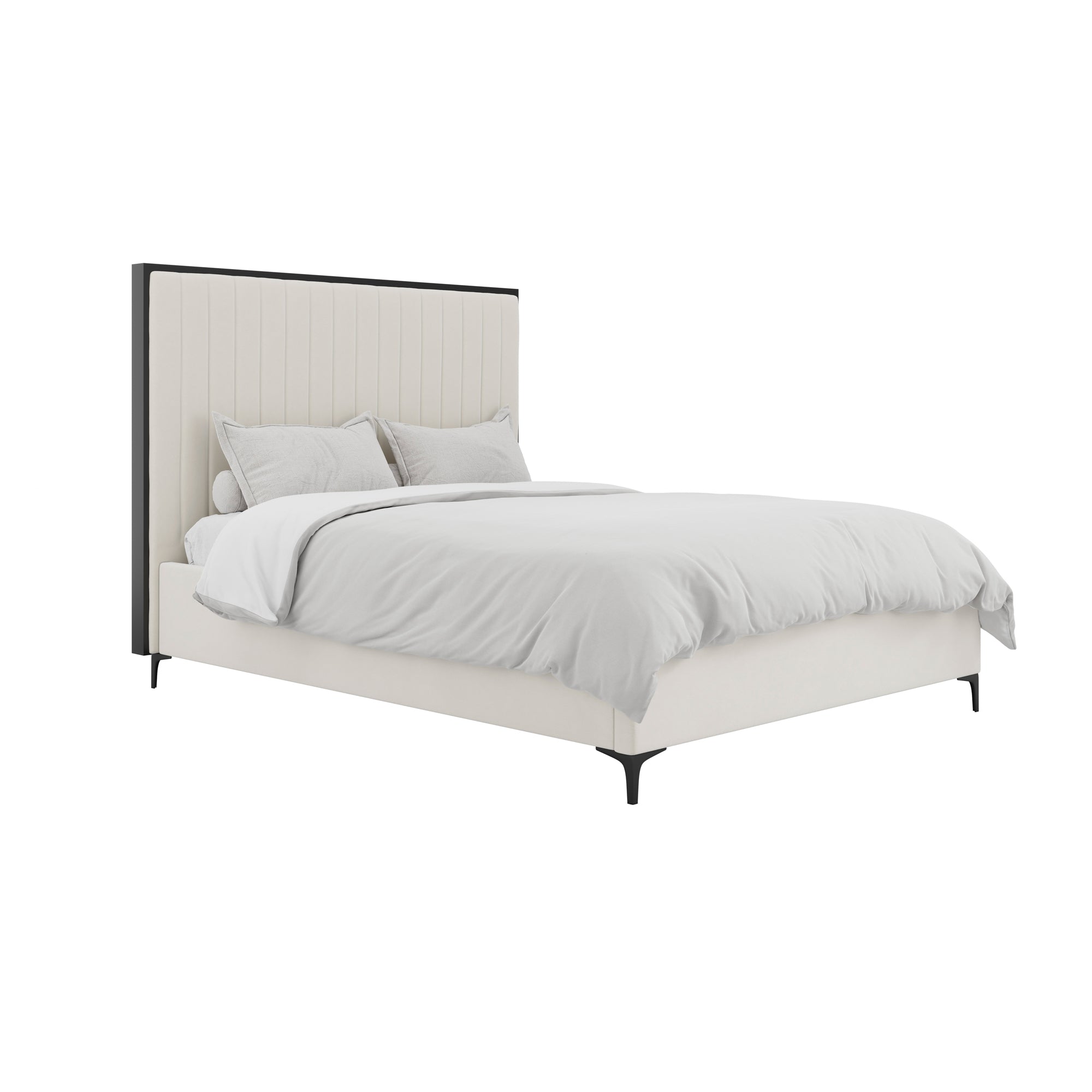 Savoy Cream / Black Double Bed