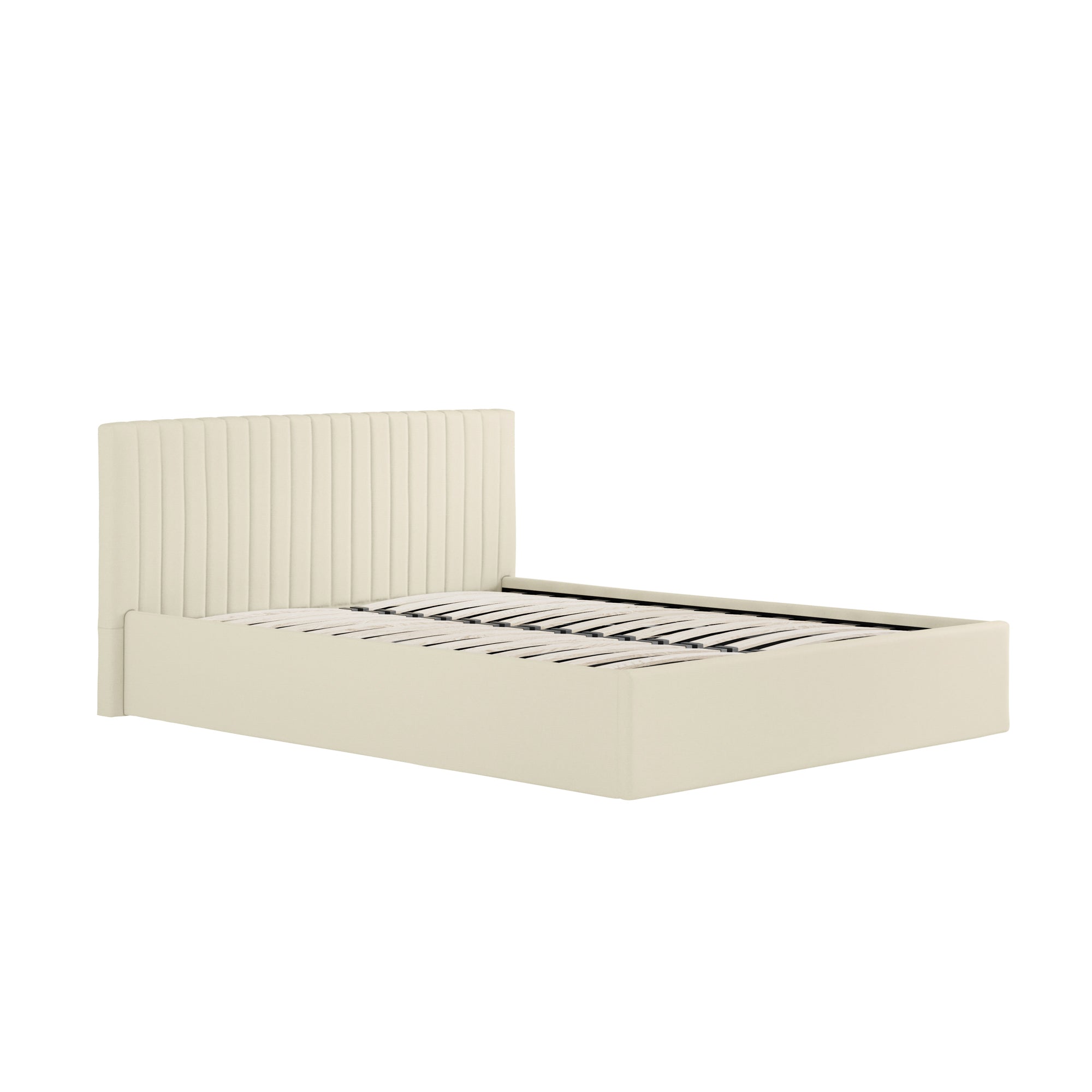 Vienna Milk Ottoman King Size Bed