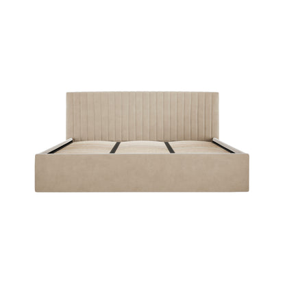 Vienna Beige Ottoman Super King Size Bed