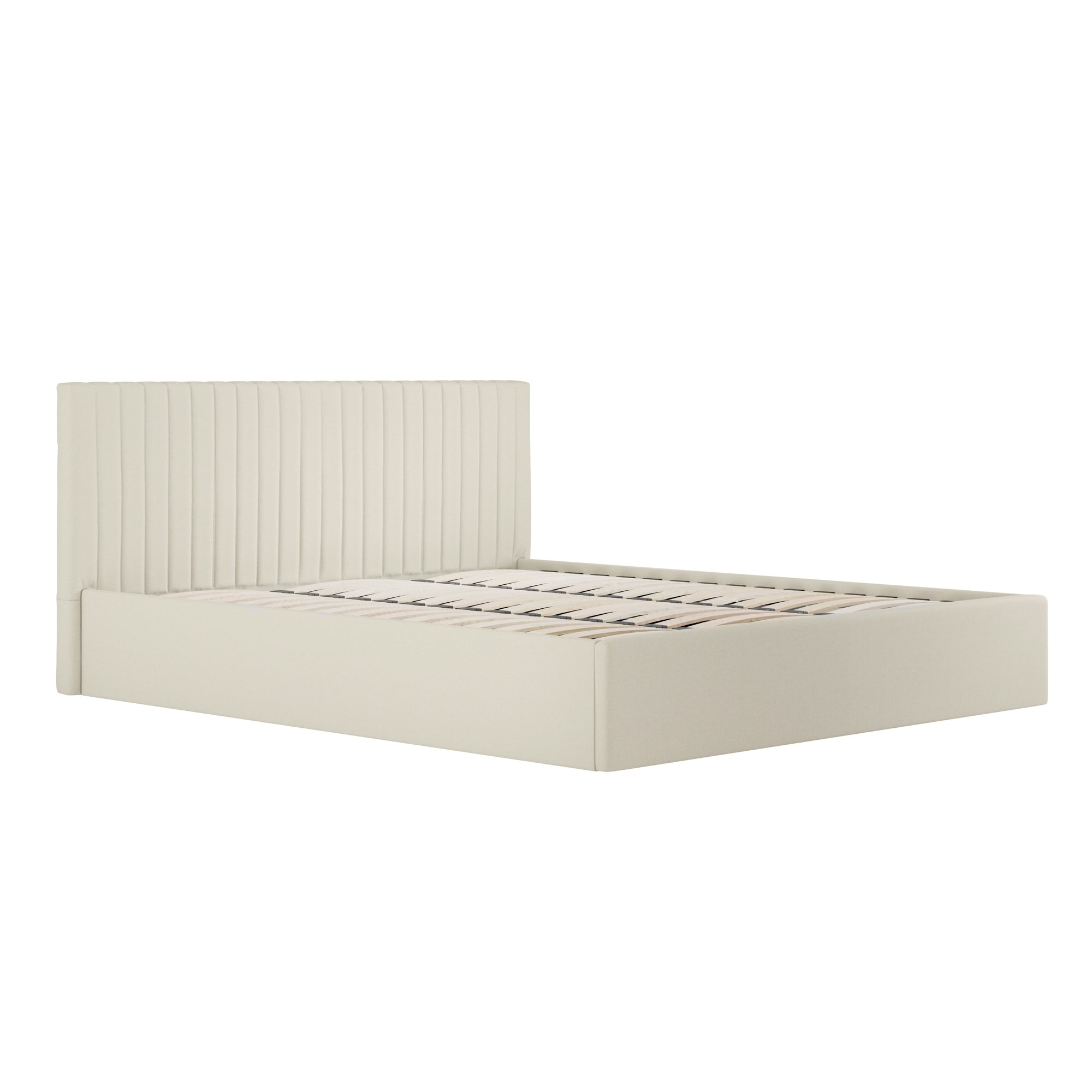 Vienna Milk Ottoman Super King Size Bed