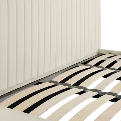 Vienna Milk Ottoman Super King Size Bed