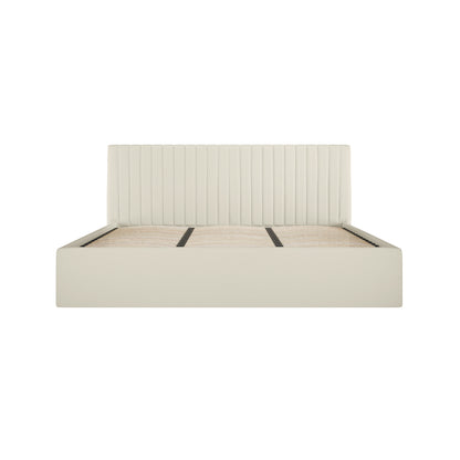 Vienna Milk Ottoman Super King Size Bed
