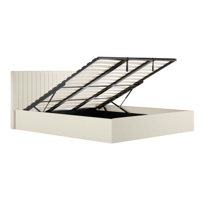 Vienna Milk Ottoman Super King Size Bed
