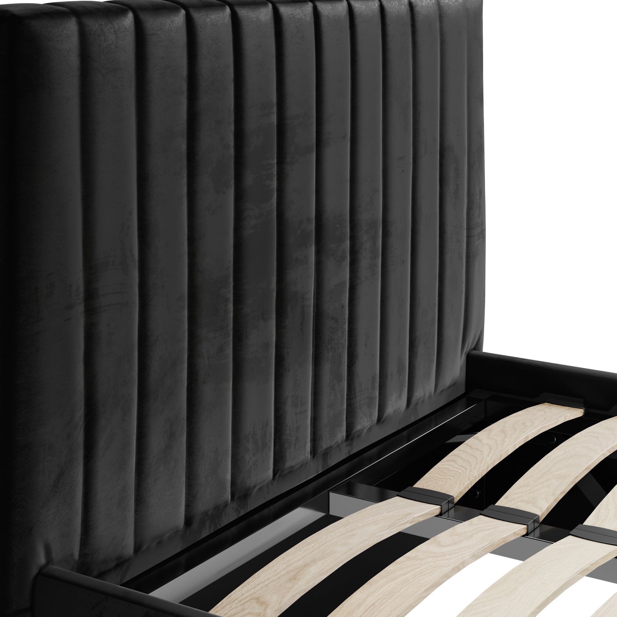 Vienna Black Ottoman Single Bed