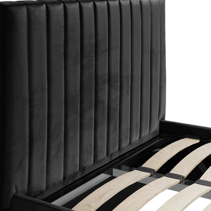 Vienna Black Ottoman Single Bed