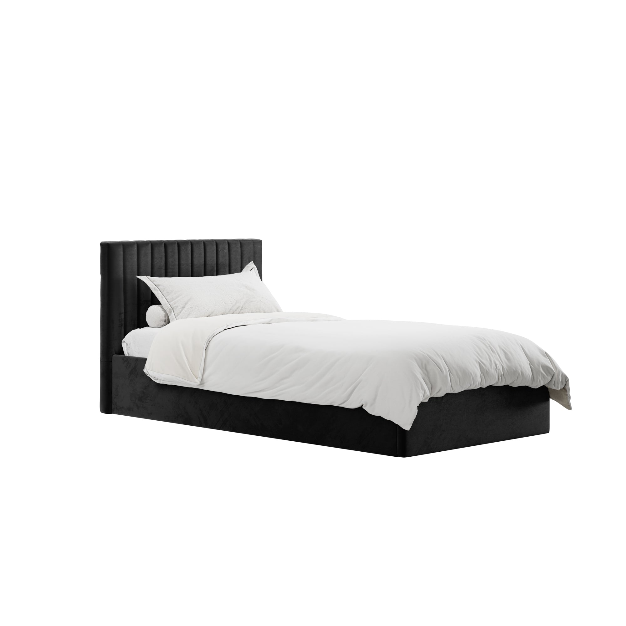 Vienna Black Ottoman Single Bed