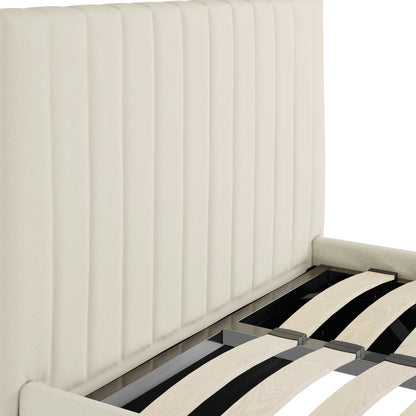 Vienna Milk Ottoman Single Bed