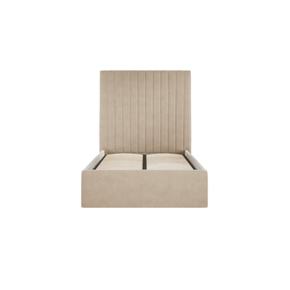 Vienna Beige Tall Ottoman Single Bed