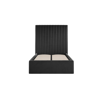 Vienna Black Tall Ottoman Single Bed