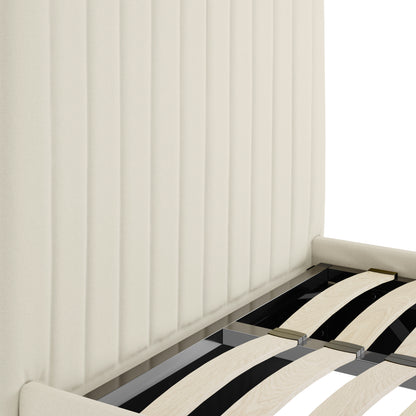 Vienna Milk Tall Ottoman Single Bed